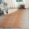 thumbnail image 1 of SAFAVIEH Evoke Keisha Abstract Aztec Area Rug, Ivory/Orange, 5'1" x 7'6", 1 of 7