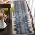 thumbnail image 1 of SAFAVIEH Evoke Keisha Abstract Aztec Runner Rug, Ivory/Blue, 2'2" x 11', 1 of 8