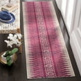 thumbnail image 1 of SAFAVIEH Evoke Keisha Abstract Aztec Runner Rug, Ivory/Fuchsia, 2'2" x 7', 1 of 6