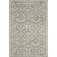 thumbnail image 1 of SAFAVIEH Evoke Lorna Traditional Bordered Area Rug, Ivory/Grey, 4' x 6', 1 of 5