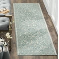 thumbnail image 1 of SAFAVIEH Evoke Lorna Traditional Bordered Runner Rug, Ivory/Light Blue, 2'2" x 9', 1 of 5