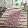 thumbnail image 1 of SAFAVIEH Evoke Maximillian Southwestern Area Rug, Ivory/Fuchsia, 6'7" x 6'7" Square, 1 of 10
