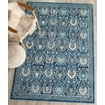 thumbnail image 1 of SAFAVIEH Evoke Milica Floral Bordered Area Rug, Blue/Ivory, 9' x 12', 1 of 7
