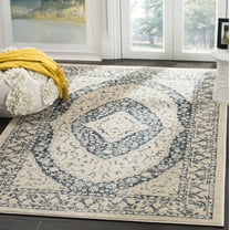 SAFAVIEH Evoke Noah Oriental Area Rug, Beige/Navy, 5'1" x 7'6"