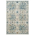 thumbnail image 1 of SAFAVIEH Evoke Rado Bordered Area Rug, Ivory/Blue, 4' x 6', 1 of 10