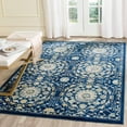 thumbnail image 1 of SAFAVIEH Evoke Rado Floral Medallion Area Rug, Navy/Ivory, 5'1" x 7'6", 1 of 5