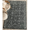 thumbnail image 1 of SAFAVIEH Evoke Ronald Bordered Area Rug, Charcoal/Ivory, 10' x 14', 1 of 13