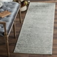 thumbnail image 1 of SAFAVIEH Evoke Ronald Bordered Runner Rug, Silver/Ivory, 2'2" x 5', 1 of 11