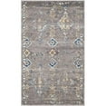 thumbnail image 1 of SAFAVIEH Evoke Stamen Bordered Area Rug, Dark Grey/Yellow, 8' x 10', 1 of 4