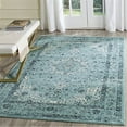thumbnail image 1 of SAFAVIEH Evoke Teale Bordered Area Rug, Light Blue, 6'7" x 9', 1 of 6
