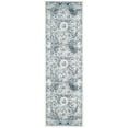 thumbnail image 1 of SAFAVIEH Evoke Teale Bordered Runner Rug, Ivory/Grey, 2'2" x 11', 1 of 9