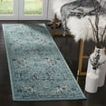 thumbnail image 1 of SAFAVIEH Evoke Teale Bordered Runner Rug, Light Blue, 2'2" x 13', 1 of 7