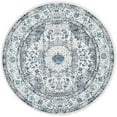 thumbnail image 1 of SAFAVIEH Evoke Teale Traditional Bordered Area Rug, Grey/Ivory, 5'1" x 5'1" Round, 1 of 6