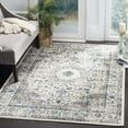 thumbnail image 1 of SAFAVIEH Evoke Teale Traditional Bordered Area Rug, Grey/Ivory, 5'1" x 5'1" Square, 1 of 7