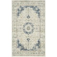 thumbnail image 1 of SAFAVIEH Evoke Teale Traditional Bordered Area Rug, Ivory/Blue, 3' x 5', 1 of 6
