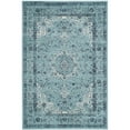 thumbnail image 1 of SAFAVIEH Evoke Teale Traditional Bordered Area Rug, Light Blue, 5'1" x 7'6", 1 of 6