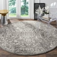 thumbnail image 1 of SAFAVIEH Evoke Trena Floral Area Rug, Grey/Ivory, 6'7" x 6'7" Round, 1 of 7