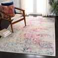 thumbnail image 1 of SAFAVIEH Accent Rug 4x6 - Evoke Collection - Traditional Design, Ivory & Fuchsia, Non-Shedding & Easy Cleaning, Ideal for Living Room, Bedroom, Dining Space, Entryway, Bathroom, Bedside, 1 of 14