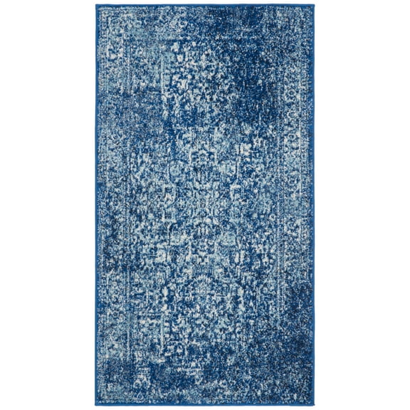 SAFAVIEH Evoke Trena Floral Area Rug, Navy/Ivory, 2'2" x 4'