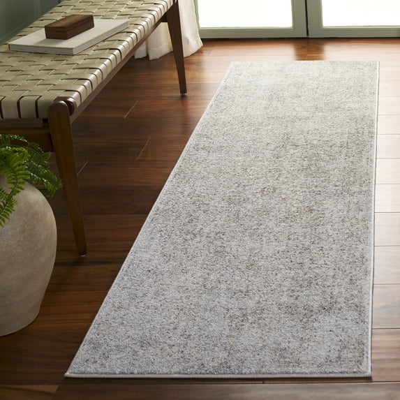 SAFAVIEH Runner Rug 2'2"x19' - Evoke Collection - Traditional Design, Ivory & Taupe, Non-Shedding & Easy Cleaning, Ideal for Living Room, Bedroom, Dining Space, Entryway, Hallway, Kitchen
