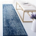thumbnail image 1 of SAFAVIEH Runner Rug 2'2"x11' - Evoke Collection - Traditional Design, Navy & Ivory, Non-Shedding & Easy Cleaning, Ideal for Living Room, Bedroom, Dining Space, Entryway, Hallway, Kitchen, 1 of 11