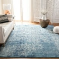 thumbnail image 1 of SAFAVIEH Evoke Trena Traditional Distressed Area Rug, Blue/Ivory, 11' x 15', 1 of 9