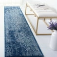thumbnail image 1 of SAFAVIEH Runner Rug 2'2"x17' - Evoke Collection - Traditional Design, Navy & Ivory, Non-Shedding & Easy Cleaning, Ideal for Living Room, Bedroom, Dining Space, Entryway, Hallway, Kitchen, 1 of 11