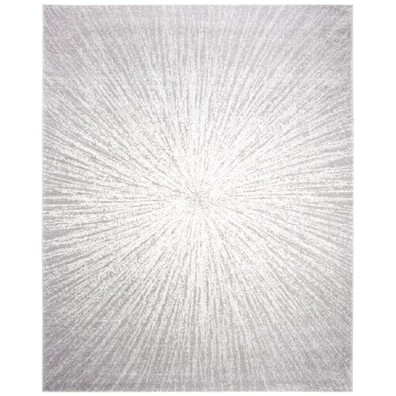 SAFAVIEH Evoke Vana Abstract Area Rug, Dark Grey/Ivory, 8' x 10'