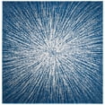 thumbnail image 1 of SAFAVIEH Evoke Vana Abstract Area Rug, Navy/Ivory, 5'3" x 5'3" Square, 1 of 13