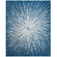 thumbnail image 1 of SAFAVIEH Evoke Vana Abstract Area Rug, Navy/Ivory, 8' x 10', 1 of 13