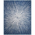 thumbnail image 1 of SAFAVIEH Evoke Vana Abstract Area Rug, Navy/Ivory, 9' x 12', 1 of 6
