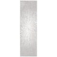thumbnail image 1 of SAFAVIEH Evoke Vana Abstract Runner Rug, Dark Grey/Ivory, 2'2" x 7', 1 of 9