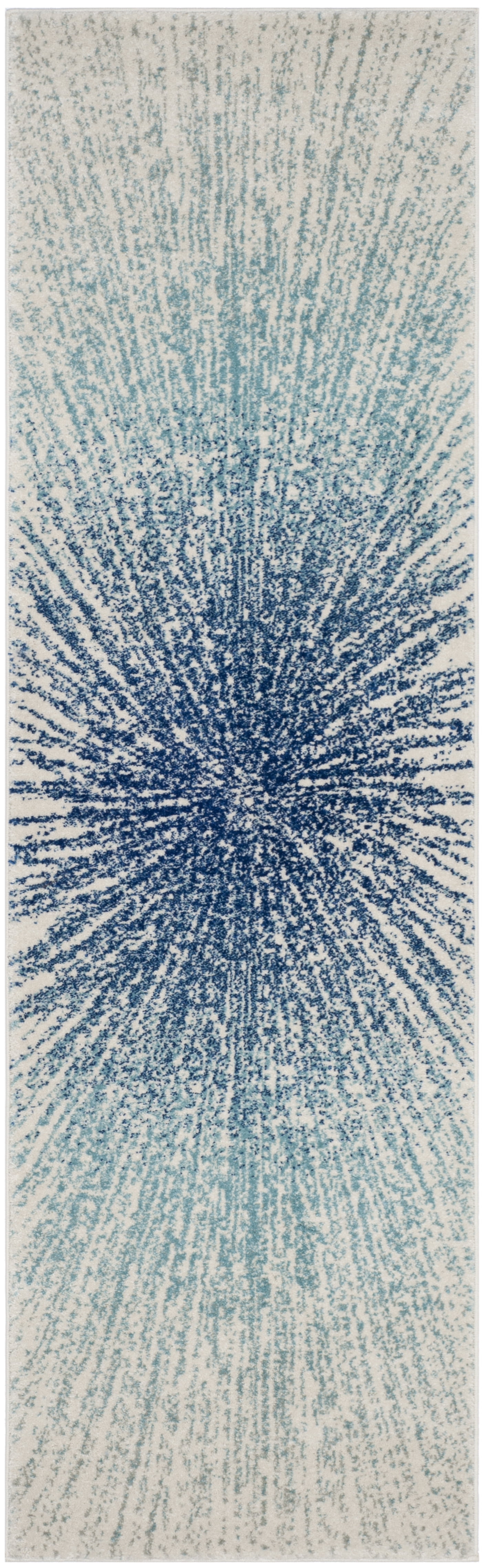 SAFAVIEH Evoke Vana Abstract Runner Rug, Royal/Ivory, 2'2" x 5'
