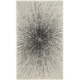 thumbnail image 1 of SAFAVIEH Evoke Vana Abstract Area Rug, Black/Ivory, 4' x 6', 1 of 10
