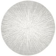 thumbnail image 1 of SAFAVIEH Evoke Vana Abstract Area Rug, Dark Grey/Ivory, 3' x 3' Round, 1 of 9