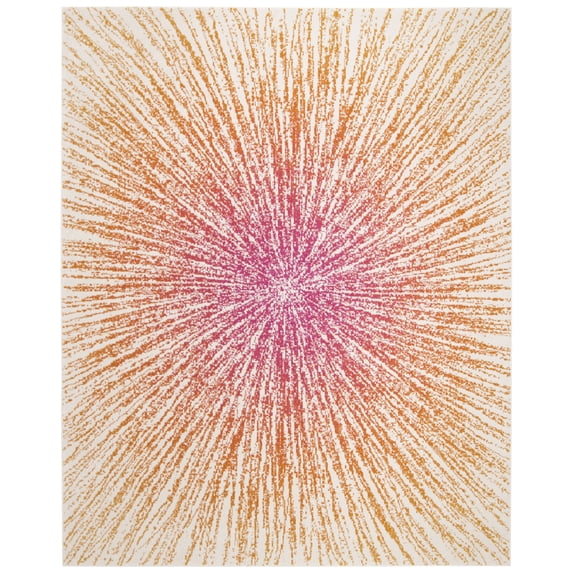 Safavieh Evoke Vana Abstract Power Loomed Fuchsia Rug Runner, 9' x 12'
