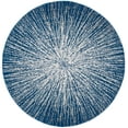 thumbnail image 1 of SAFAVIEH Evoke Vana Abstract Area Rug, Navy/Ivory, 3' x 3' Round, 1 of 11