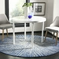 thumbnail image 1 of SAFAVIEH Evoke Vana Abstract Area Rug, Navy/Ivory, 9' x 9' Round, 1 of 6