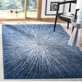 thumbnail image 1 of SAFAVIEH Evoke Vana Abstract Area Rug, Navy/Ivory, 9' x 9' Square, 1 of 6
