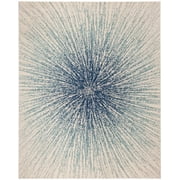 SAFAVIEH Evoke Vana Abstract Area Rug, Royal/Ivory, 8' x 10'