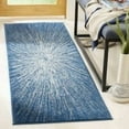 thumbnail image 1 of SAFAVIEH Evoke Vana Abstract Runner Rug, Navy/Ivory, 2'2" x 9', 1 of 6