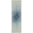 thumbnail image 1 of SAFAVIEH Evoke Vana Abstract Runner Rug, Royal/Ivory, 2'2" x 7', 1 of 6