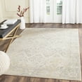 thumbnail image 1 of SAFAVIEH Evoke Varden Bordered Area Rug, Ivory/Gray, 5'3" x 5'3" Square, 1 of 7