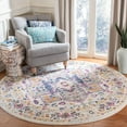 thumbnail image 1 of SAFAVIEH Evoke Westley Bordered Area Rug, Ivory/Gray, 6'7" x 6'7" Round, 1 of 8