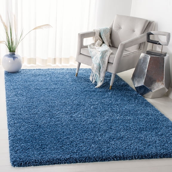 Safavieh Evolution Rothesay Solid Shag Area Rug, Blue, 8' x 10'