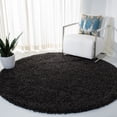 thumbnail image 1 of Safavieh Evolution Rothesay Solid Shag Area Rug, Charcoal, 6'7" x 6'7" Round, 1 of 11