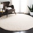 thumbnail image 1 of Safavieh Evolution Rothesay Solid Shag Area Rug, Ivory, 6'7" x 6'7" Round, 1 of 11