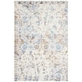 thumbnail image 1 of SAFAVIEH Expression Charlene Abstract Area Rug, Ivory/Blue, 4' x 6', 1 of 5
