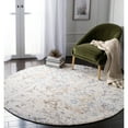 thumbnail image 1 of SAFAVIEH Expression Charlene Abstract Area Rug, Ivory/Blue, 6' x 6' Round, 1 of 5