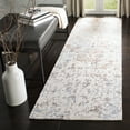 thumbnail image 1 of SAFAVIEH Expression Charlene Abstract Overdyed Runner Rug, Ivory/Blue, 2'6" x 8', 1 of 5